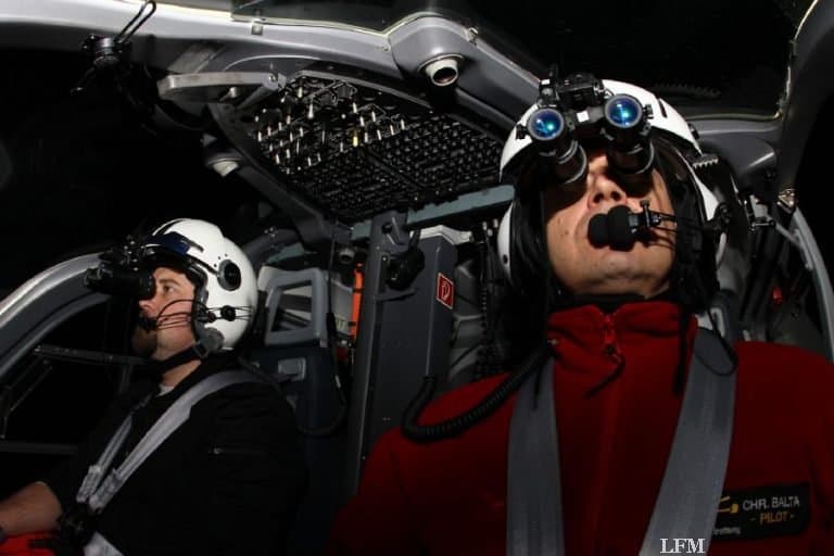 Nachtischtgeräte Hubschrauber der für ADAC-Luftrettung