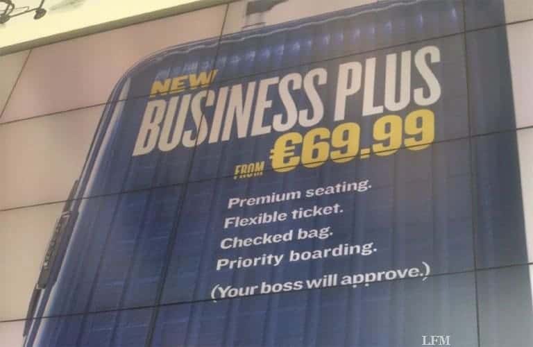 Ryanair Business Plus Programm gestartet