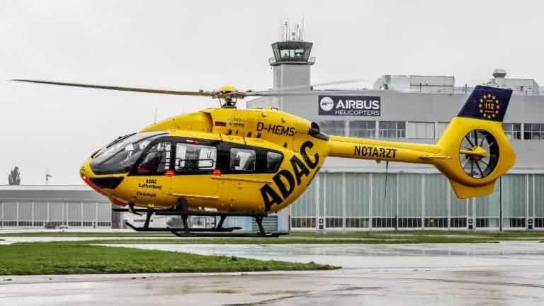 Neuer EC145 T2 Hubschrauber für die ADAC Luftrettung