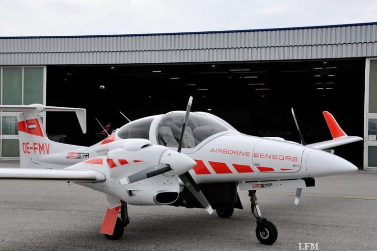 DA42 MPP GeoSTAR für Laserscanning in Afrika