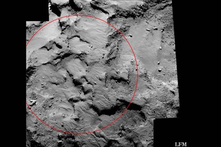 Hier soll Philae landen