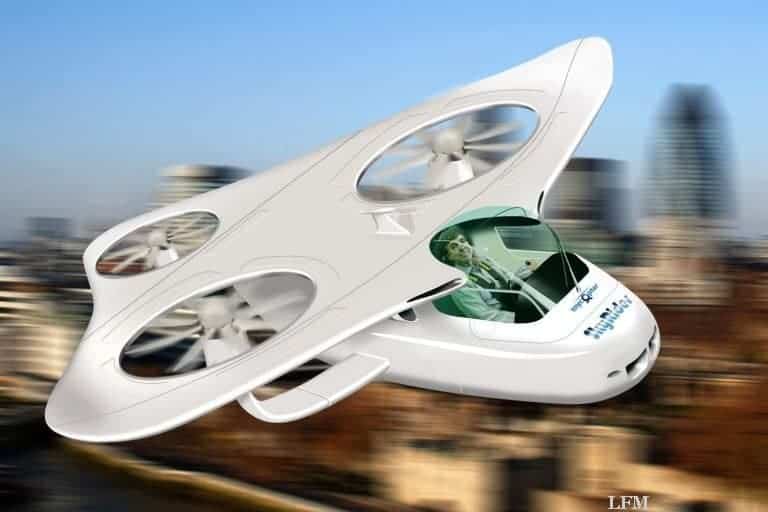 Copter für den Individualverkehr – entwickelt mit Lenkradsteuerung