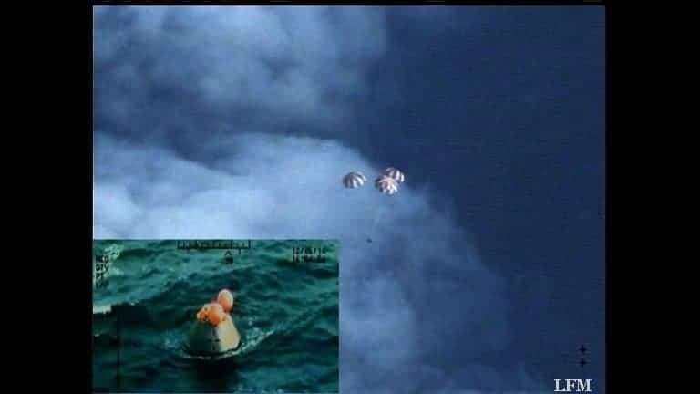 Orion-Raumschiff sicher im Pazifik gelandet