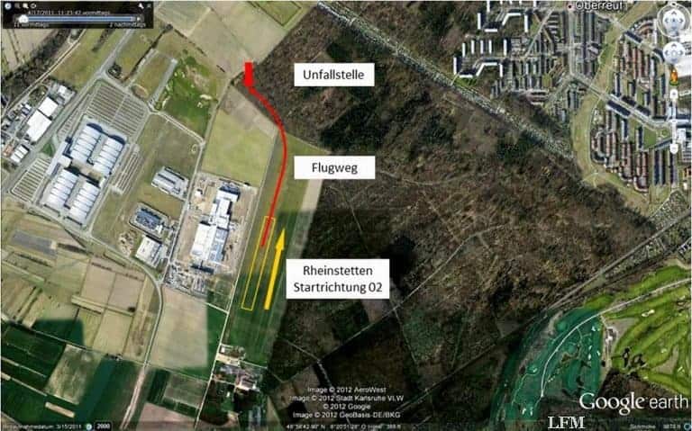 Rückenwind brachte Robin DR in überzogenen Flugzustand