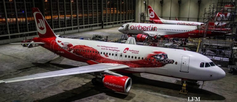 Spotter-Contest: Vogel Strauß im Flug – auf Airbus A320-200 von airberlin