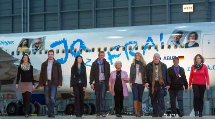 Der „Ja zu FRA!“ Flieger startet jetzt ab Frankfurt