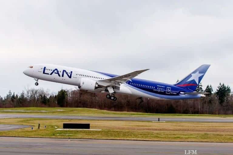 LATAM bekommt ihren ersten Dreamliner 787-9