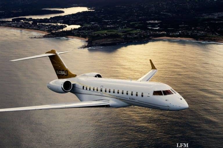 Niki Lauda tourt mit Global 6000 Bombardier Business-Jet