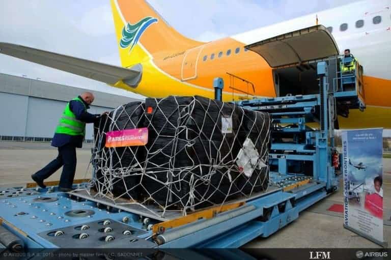A330-300 bringt bei Überführungsflug an Cebu Air Hilfsgüter nach Manila
