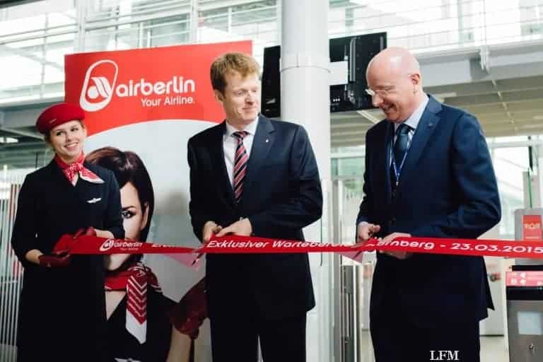 airberlin eröffnet exklusiven Wartebereich am Flughafen Nürnberg