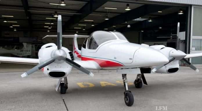 Umgerüstete DA42 Centaur als Drohne für die Schweiz