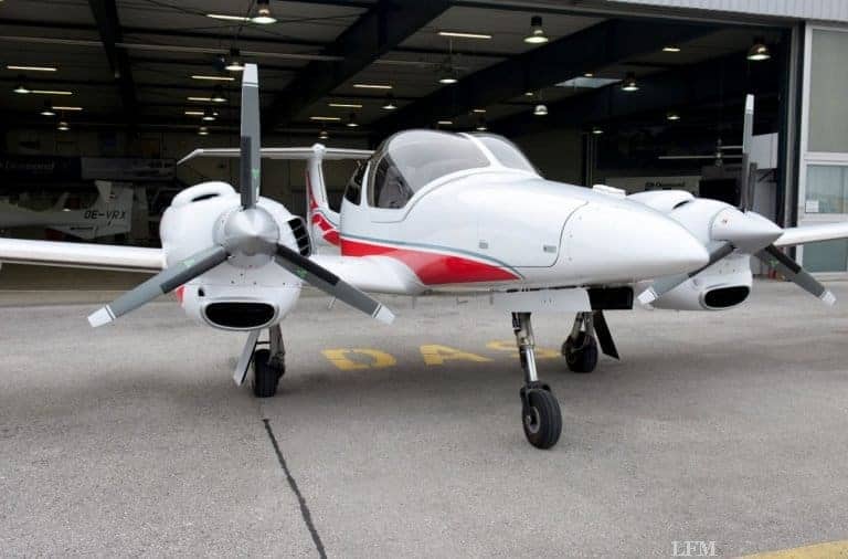 Umgerüstete DA42 Centaur als Drohne für die Schweiz
