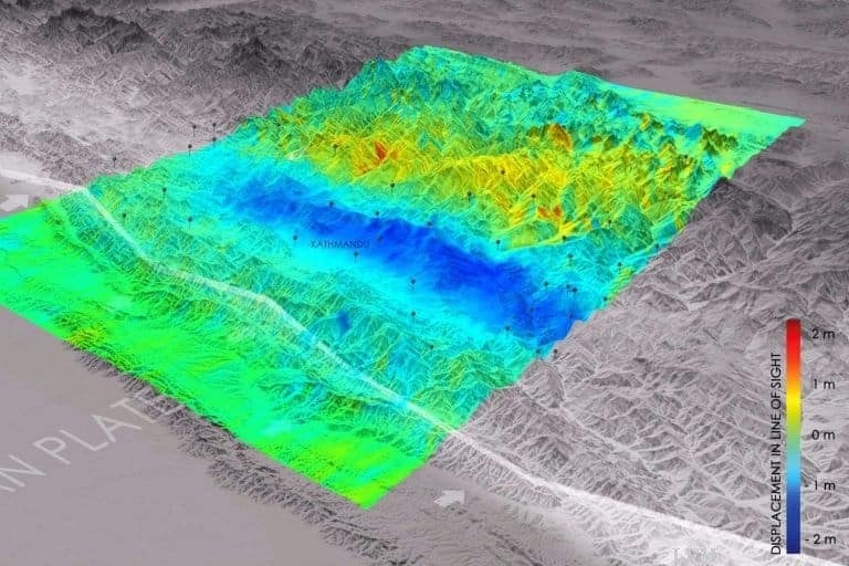 Erdbeben in Nepal: Satelliten zeigen Boden-Verschiebung