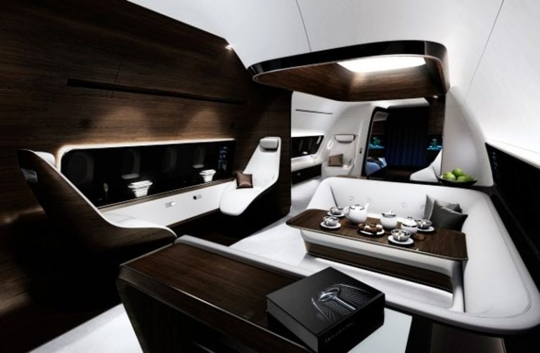 Mercedes-Benz Style für Luxus bei Flugzeug-Innengestaltung