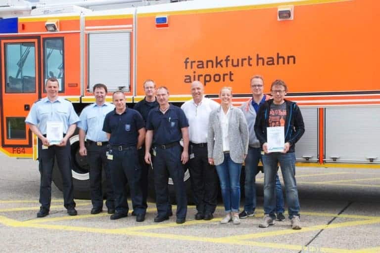DFFA: Fitte Feuerwehrleute am Flughafen Hahn