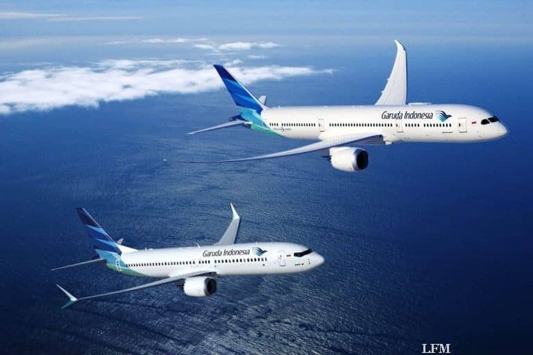 60 Boeing-Flugzeuge für Garuda Indonesia: 787-9 Dreamliner und B737 MAX 8