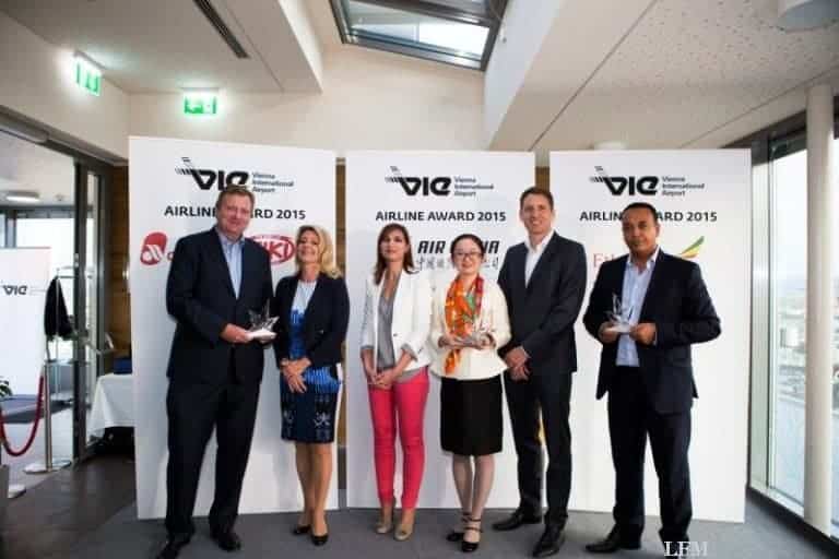 Flughafen Wien zeichnet Airlines für Passagierwachstum aus