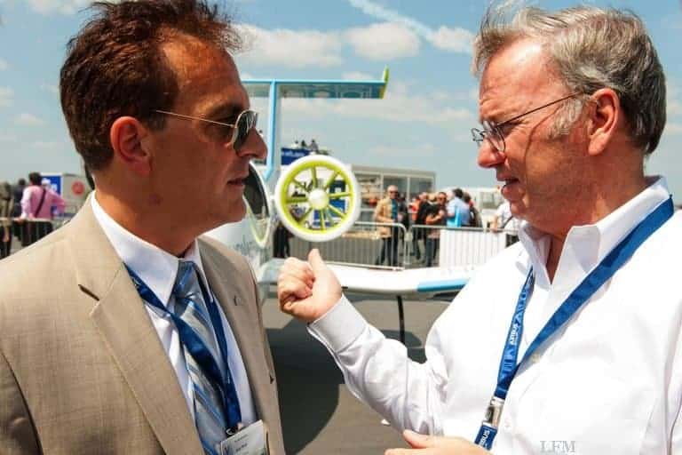 Google Chairman Eric Schmidt bei der Airbus Group an der Paris Air Show