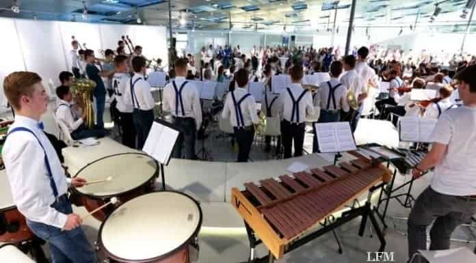 Gymnasiasten gaben Konzert am Fraport