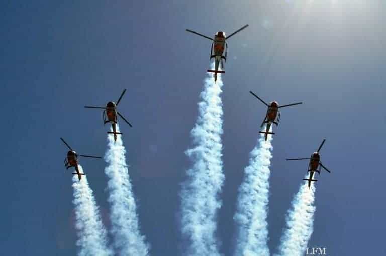 Airshow Breitscheid 2015 mit Hubschrauber Kunstflug