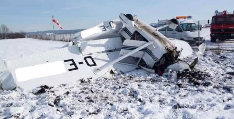 Cessna 172 verunglückt mit Fluglehreranwärter und Schüler