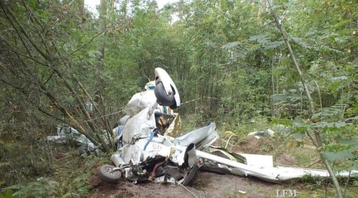 Absturz ohne Pilotensitz und Türverriegelung