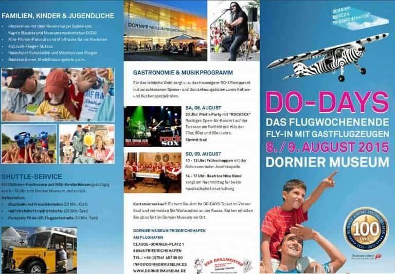 Flugtag des Dornier Museums am Flughafen Friedrichshafen