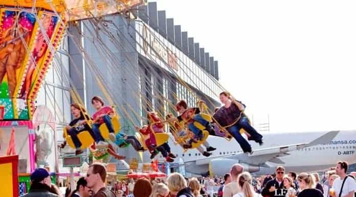 100 Flugzeuge beim Kindertag am Flughafen Hamburg