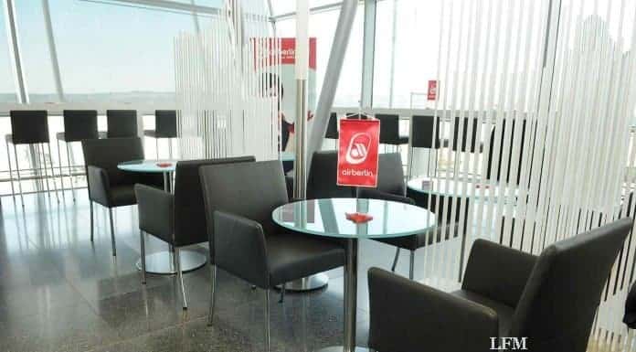 Exklusiver Wartebereich von airberlin am Flughafen Stuttgart