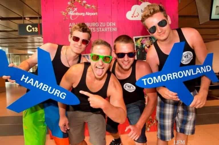 Elektro am Hamburg Airport: Gate-Party fürs Tomorrowland