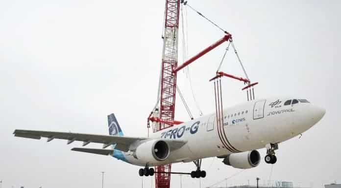 Zero G am Schwerlastkran: Am Ziel angekommen