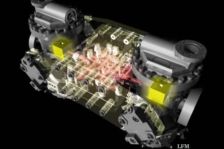 Letzter Blick auf LISA Pathfinder in Ottobrunn