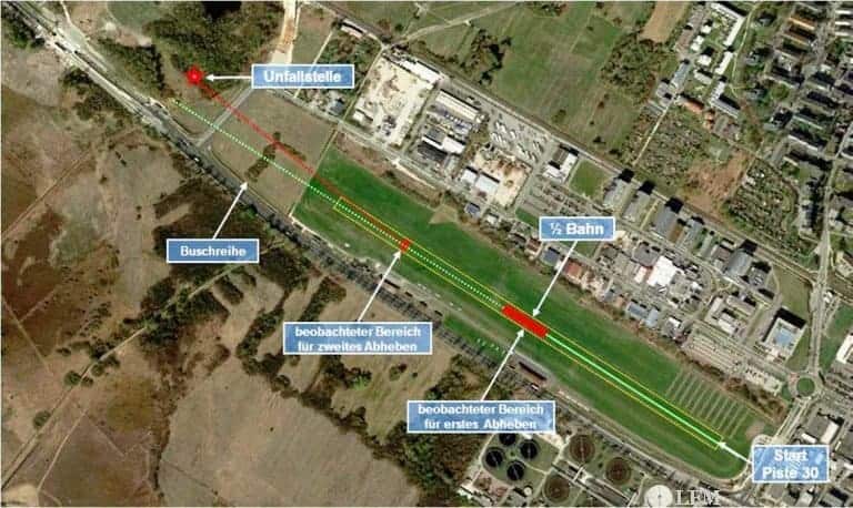 TB 10 stürzte ins Gebüsch am Flugplatz Konstanz EDTZ