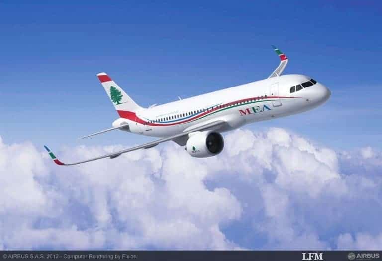 10 Flugzeuge der A320neo-Familie für Middle East Airlines