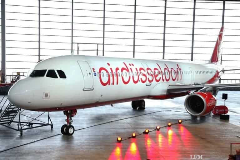 airberlin enthüllt neuen A321-Flieger „airdüsseldorf“