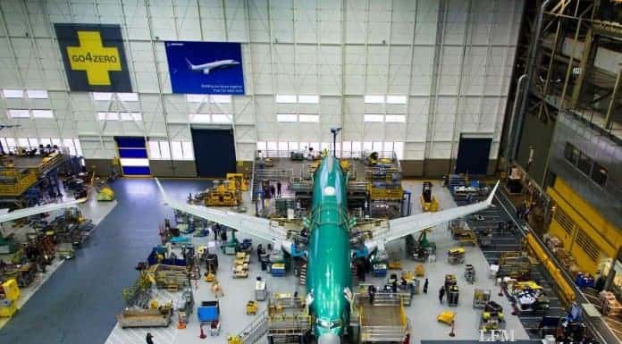 Erste Boeing 737 MAX im Bau