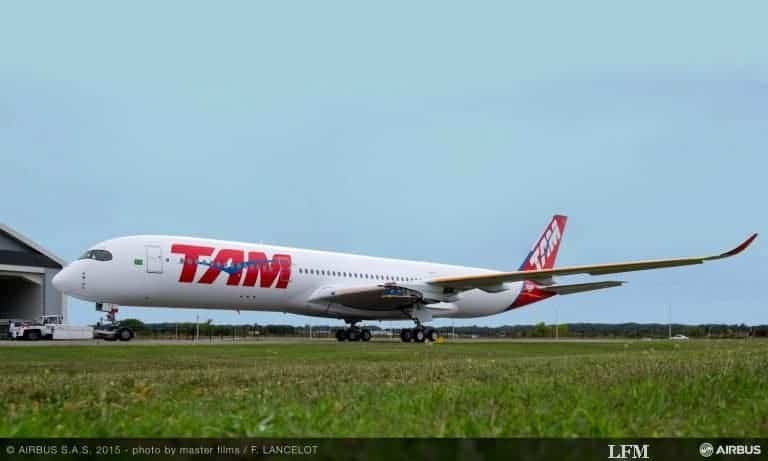 Erste A350 XWB für TAM Airlines wird sichtbar