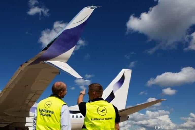 Euro-Premiere: Split Scimitar Winglets an BBJ