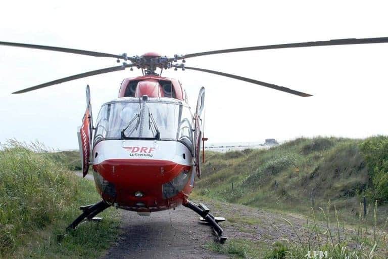 Rettungsflieger auf Norderney werben um Unterstützer