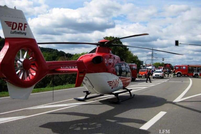 Rettungshubschrauber Christoph 11 flog 25.000. Einsatz