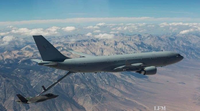 F-35A Joint Strike Fighter erstmals von A330 MRTT betankt