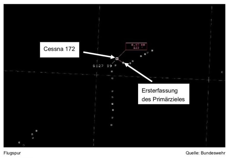 Schwere Störung im Luftraum durch Segelflugzeug