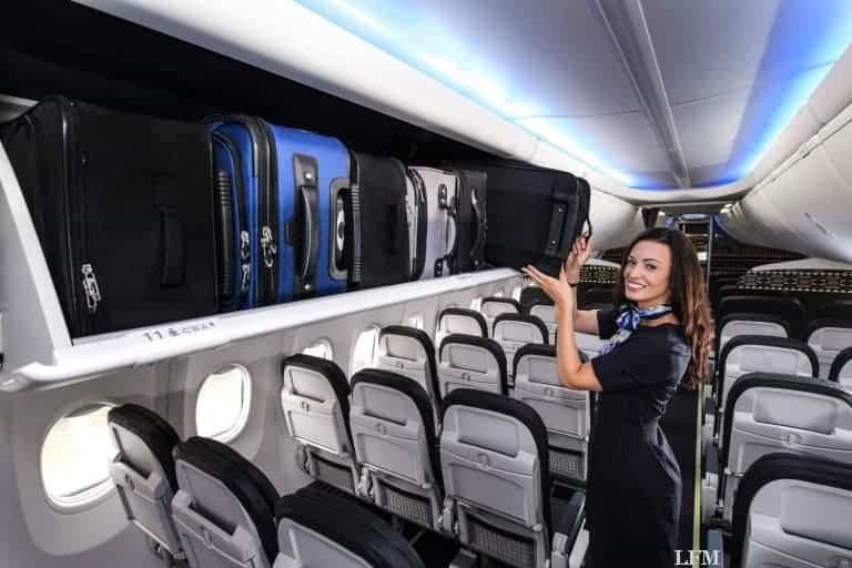 Boeing bringt neue Space Bins in die Kabine