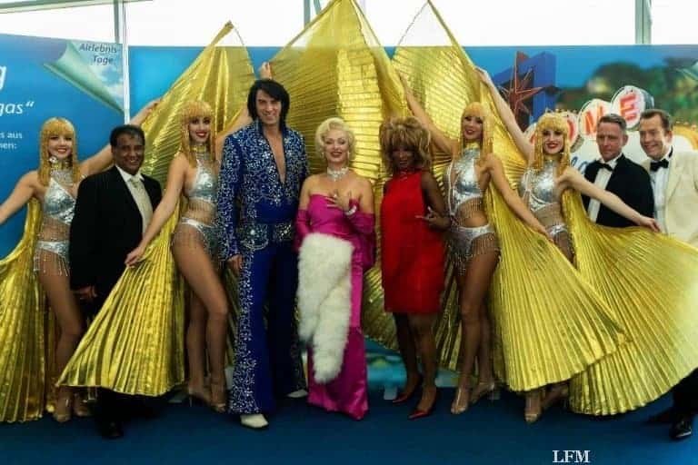 Weltklasse-Doubles für „Las-Vegas Show“ am Fraport