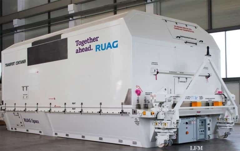 Ruag liefert Transportcontainer für Satelliten an Neukunden in USA