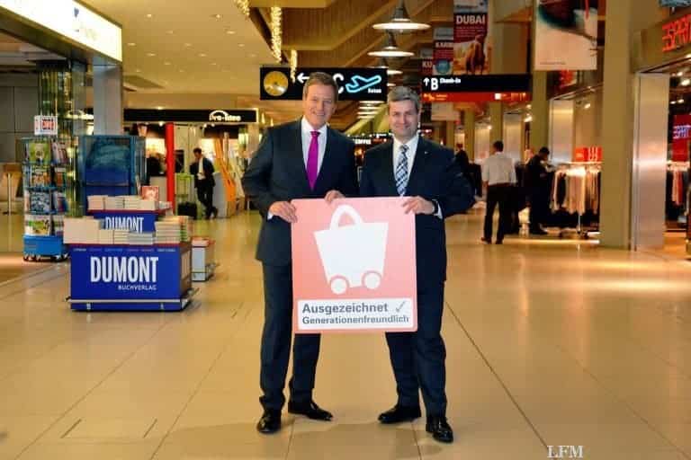 Shopping-Flughafen Köln Bonn für Familien und Ältere