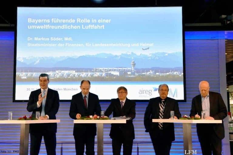 Hybridtechnik für Flugzeuge: Zukunftskonferenz am Flughafen München