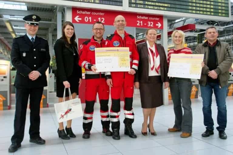 Dresden Airport spendet für Helfer am Flughafen