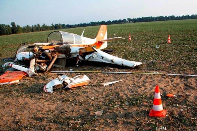 Schleppflugzeug geriet in Schieflage am Flugplatz Klix