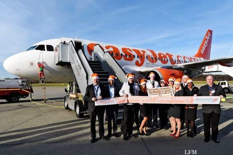 Friedrichshafen – London Gatwick jetzt mit Erstflug von easyJet